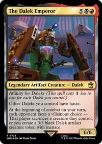 The Dalek Emperor (Surge Foil) - Universes Beyond: Doctor Who - Magic: The Gathering card