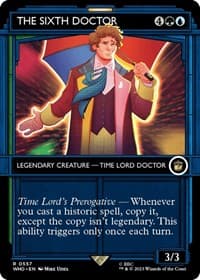 The Sixth Doctor (Showcase) - Universes Beyond: Doctor Who - Magic: The Gathering card