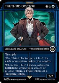 The Third Doctor (Showcase) (Surge Foil) - Universes Beyond: Doctor Who - Magic: The Gathering card
