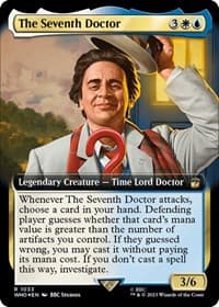 The Seventh Doctor (Extended Art) (Surge Foil) - Universes Beyond: Doctor Who - Magic: The Gathering card