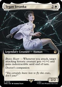 Tegan Jovanka (Extended Art) - Universes Beyond: Doctor Who - Magic: The Gathering card