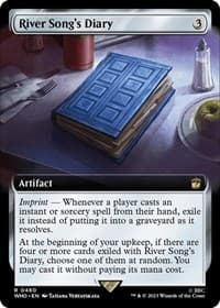 River Song's Diary (Extended Art) - Universes Beyond: Doctor Who - Magic: The Gathering card