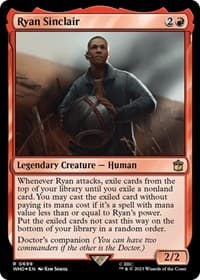 Ryan Sinclair (Surge Foil) - Universes Beyond: Doctor Who - Magic: The Gathering card