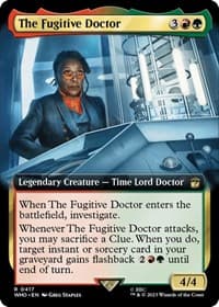 The Fugitive Doctor (Extended Art) - Universes Beyond: Doctor Who - Magic: The Gathering card