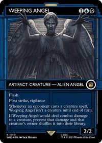 Weeping Angel (Showcase) (Surge Foil) - Universes Beyond: Doctor Who - Magic: The Gathering card