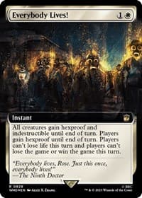 Everybody Lives! (Extended Art) (Surge Foil) - Universes Beyond: Doctor Who - Magic: The Gathering card
