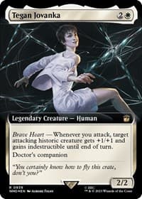 Tegan Jovanka (Extended Art) (Surge Foil) - Universes Beyond: Doctor Who - Magic: The Gathering card