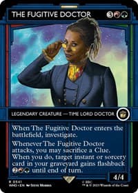 The Fugitive Doctor (Showcase) - Universes Beyond: Doctor Who - Magic: The Gathering card