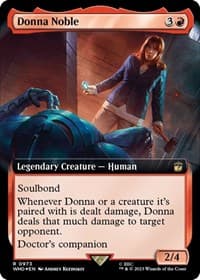 Donna Noble (Extended Art) (Surge Foil) - Universes Beyond: Doctor Who - Magic: The Gathering card