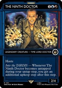 The Ninth Doctor (Showcase) (Surge Foil) - Universes Beyond: Doctor Who - Magic: The Gathering card