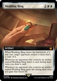 Wedding Ring (Extended Art) (Surge Foil) - Universes Beyond: Doctor Who - Magic: The Gathering card