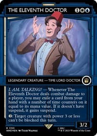 The Eleventh Doctor (Showcase) (Surge Foil) - Universes Beyond: Doctor Who - Magic: The Gathering card