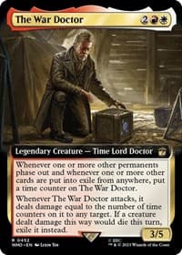 The War Doctor (Extended Art) - Universes Beyond: Doctor Who - Magic: The Gathering card