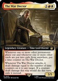 The War Doctor (Extended Art) (Surge Foil) - Universes Beyond: Doctor Who - Magic: The Gathering card