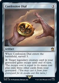 Confession Dial - Universes Beyond: Doctor Who - Magic: The Gathering card