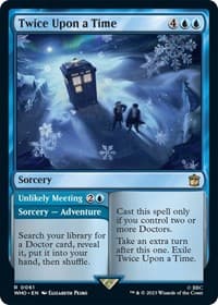 Twice Upon a Time - Universes Beyond: Doctor Who - Magic: The Gathering card