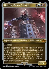 Davros, Dalek Creator (Display Commander) - Thick Stock - Universes Beyond: Doctor Who - Magic: The Gathering card