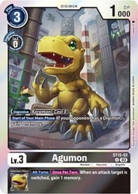 Agumon - Starter Deck 15: Dragon of Courage - Digimon Card Game card