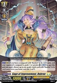 Sage of Improvement, Robron - D Promo Cards - Cardfight Vanguard card