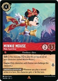 Minnie Mouse - Wide-Eyed Diver - Rise of the Floodborn - Disney Lorcana card