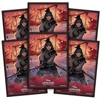 Disney Lorcana Card Sleeves - Mulan (With Sword) (65-Pack) - Ravensburger Card Sleeves - Card Sleeves card