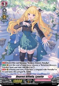 Dearest Affinity, Lysette (Foil) - D Promo Cards - Cardfight Vanguard card