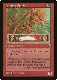 Raging Spirit - Mirage - Magic: The Gathering card