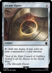 Arcane Signet - Universes Beyond: Doctor Who - Magic: The Gathering card