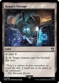 Rogue's Passage - Universes Beyond: Doctor Who - Magic: The Gathering card