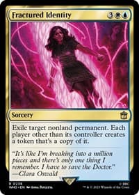 Fractured Identity - Universes Beyond: Doctor Who - Magic: The Gathering card