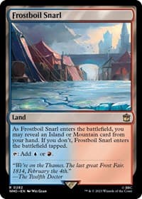 Frostboil Snarl - Universes Beyond: Doctor Who - Magic: The Gathering card
