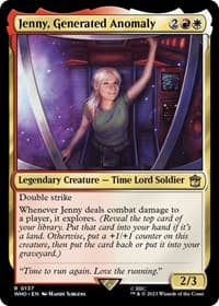 Jenny, Generated Anomaly - Universes Beyond: Doctor Who - Magic: The Gathering card