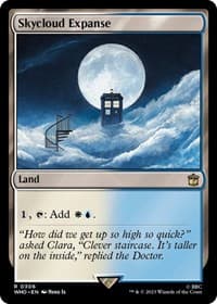 Skycloud Expanse - Universes Beyond: Doctor Who - Magic: The Gathering card