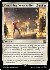Everything Comes to Dust - Universes Beyond: Doctor Who - Magic: The Gathering card