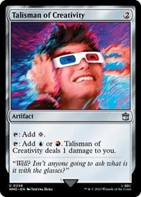 Talisman of Creativity - Universes Beyond: Doctor Who - Magic: The Gathering card