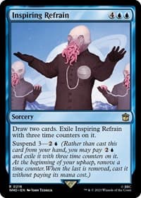 Inspiring Refrain - Universes Beyond: Doctor Who - Magic: The Gathering card