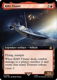 RMS Titanic (Extended Art) - Universes Beyond: Doctor Who - Magic: The Gathering card