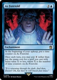 As Foretold - Universes Beyond: Doctor Who - Magic: The Gathering card