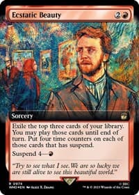 Ecstatic Beauty (Extended Art) (Surge Foil) - Universes Beyond: Doctor Who - Magic: The Gathering card