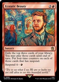 Ecstatic Beauty (Surge Foil) - Universes Beyond: Doctor Who - Magic: The Gathering card