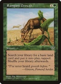 Rampant Growth - Mirage - Magic: The Gathering card