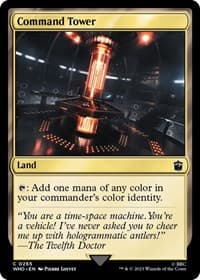 Command Tower (0265) - Universes Beyond: Doctor Who - Magic: The Gathering card