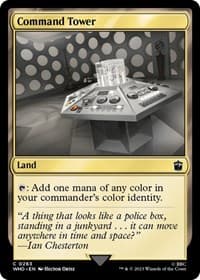 Command Tower (0263) - Universes Beyond: Doctor Who - Magic: The Gathering card