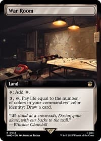 War Room (Extended Art) - Universes Beyond: Doctor Who - Magic: The Gathering card