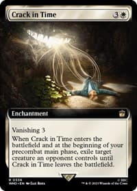 Crack in Time (Extended Art) - Universes Beyond: Doctor Who - Magic: The Gathering card
