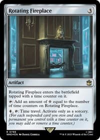 Rotating Fireplace (Surge Foil) - Universes Beyond: Doctor Who - Magic: The Gathering card