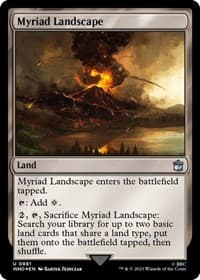 Myriad Landscape (Surge Foil) - Universes Beyond: Doctor Who - Magic: The Gathering card