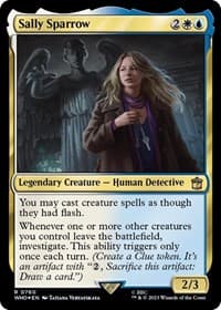 Sally Sparrow (Surge Foil) - Universes Beyond: Doctor Who - Magic: The Gathering card