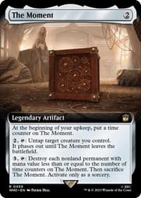 The Moment (Extended Art) - Universes Beyond: Doctor Who - Magic: The Gathering card