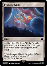 Evolving Wilds (Surge Foil) - Universes Beyond: Doctor Who - Magic: The Gathering card